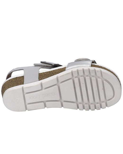 Josef Seibel Metallic Quinn 02 Wedge Sandals