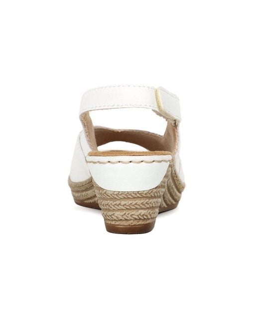 Rieker White Honolulu Sandals
