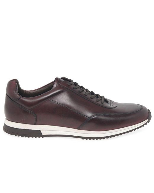 Loake Brown Bannister Trainers for men