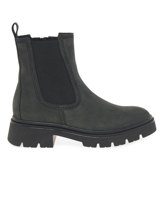 Gabor Black Marissa Chelsea Boots