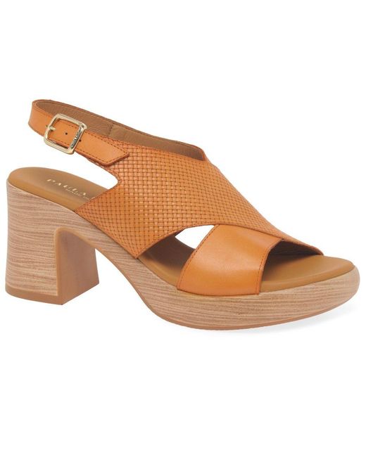 Paula Urban Brown Hideaway Sandals