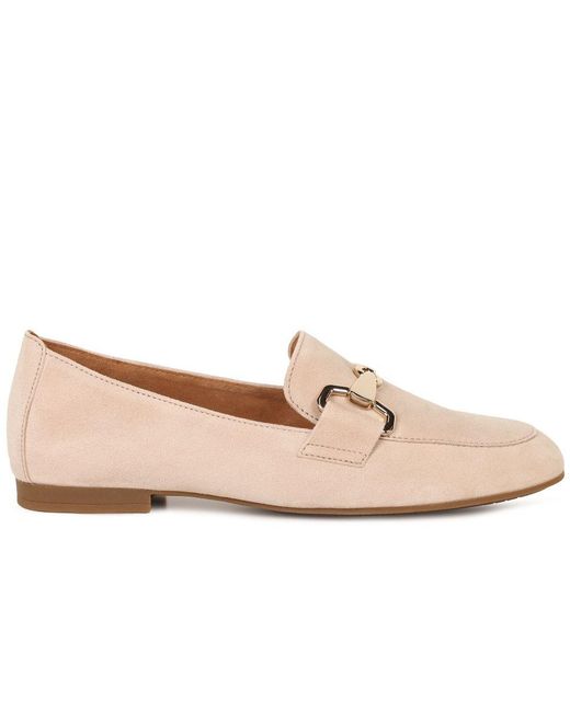 Gabor Pink Jangle Loafers Colour: Oak