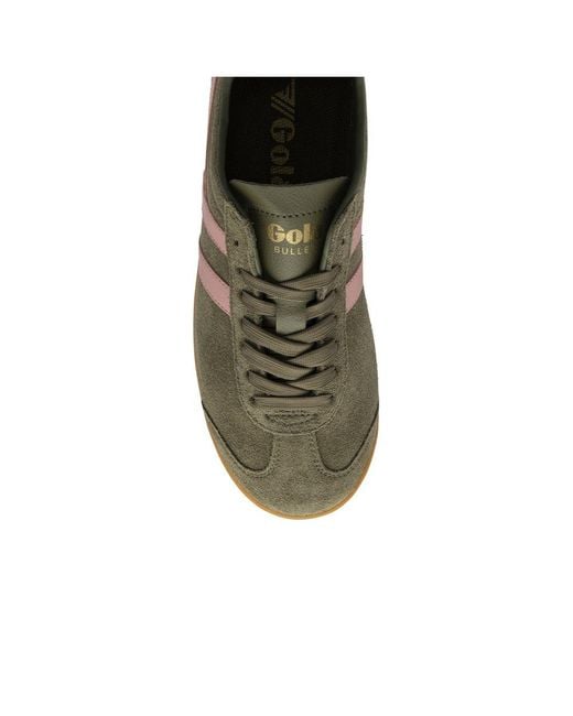 Gola Green Bullet Suede Trainers