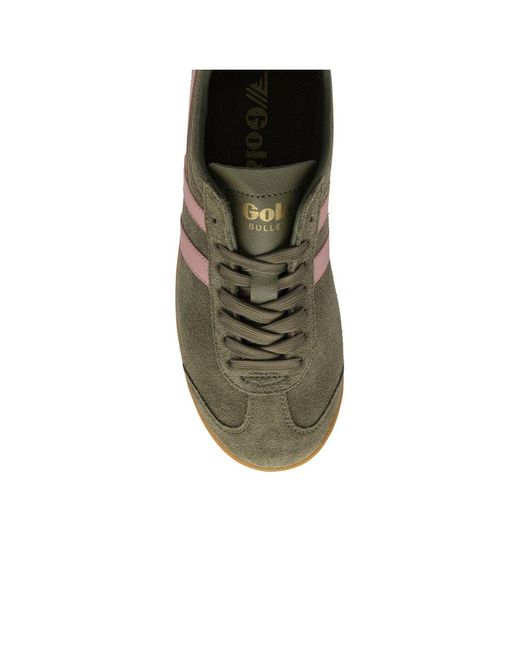 Gola Green Bullet Suede Trainers