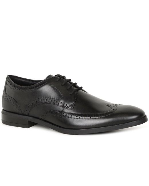 Clarks Black Brandon Limit Brogues for men