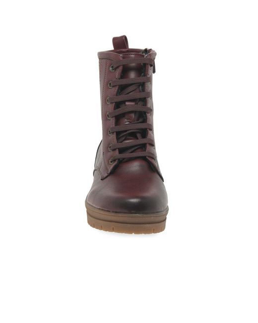 Heavenly Feet Brown Avery Ankle Boots