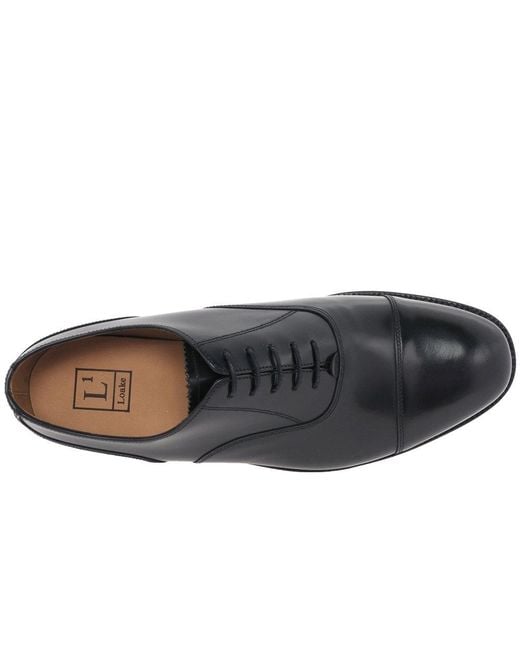 Loake Black 200b Leather Oxford Shoes for men