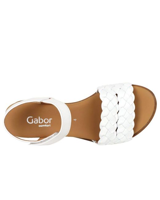 Gabor Metallic Rose Sandals