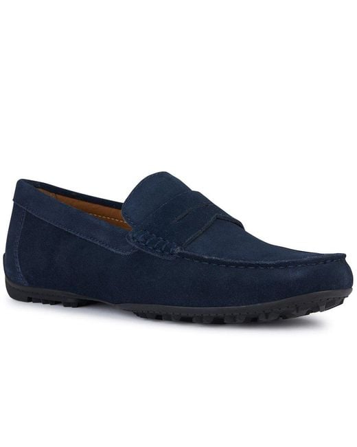 Geox Blue U Kosmopolis + Grip Moccasins for men