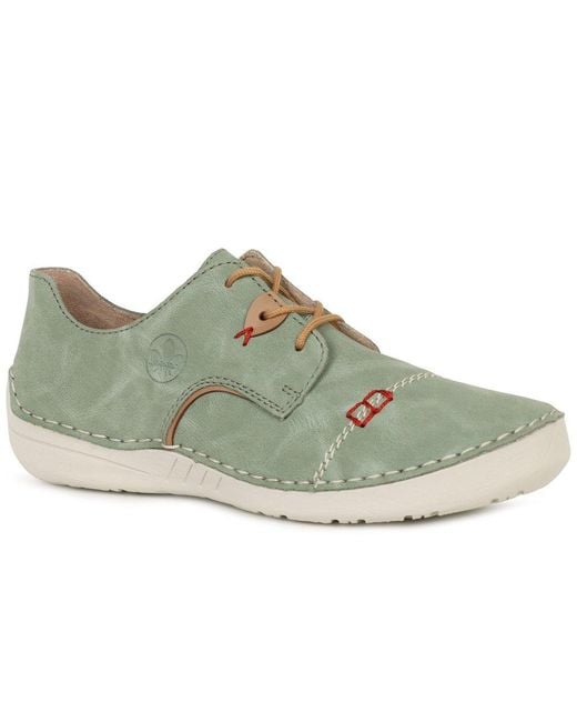 Rieker Green Content Shoes