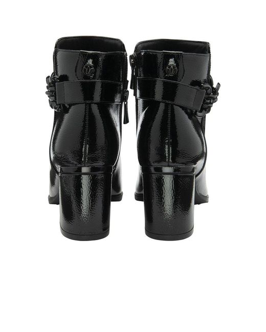 Lotus Black Amarin Ankle Boots