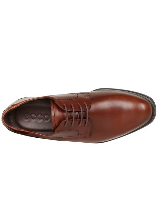 Ecco Brown Melbourne Formal Lace Up Shoes for men