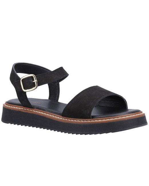 Hush Puppies Black Cassie Sandals