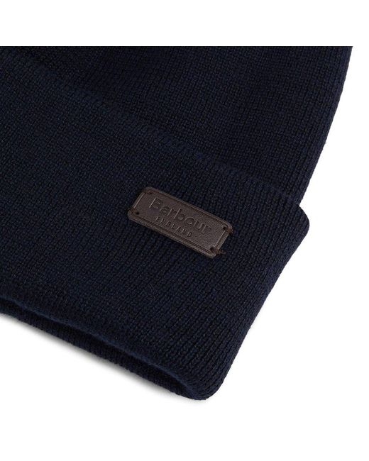 Barbour Black Swinton &Amp; Galingale Hat &Amp; Scarf Set
