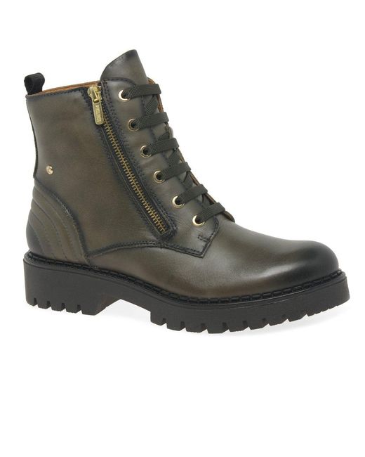 Pikolinos Green Aviles Ankle Boots