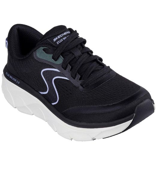 Skechers Black D&Apos;Lux Walker 2.0 Active Pace Trainers
