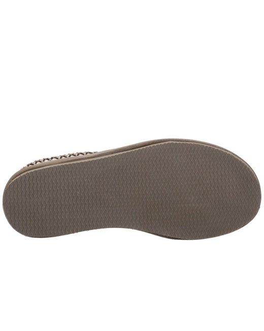 Cotswold Gray Foxmoor Slippers