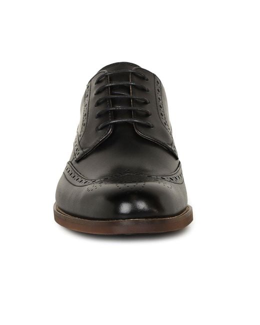 Clarks Black Craftremi Tip Formal Brogues for men