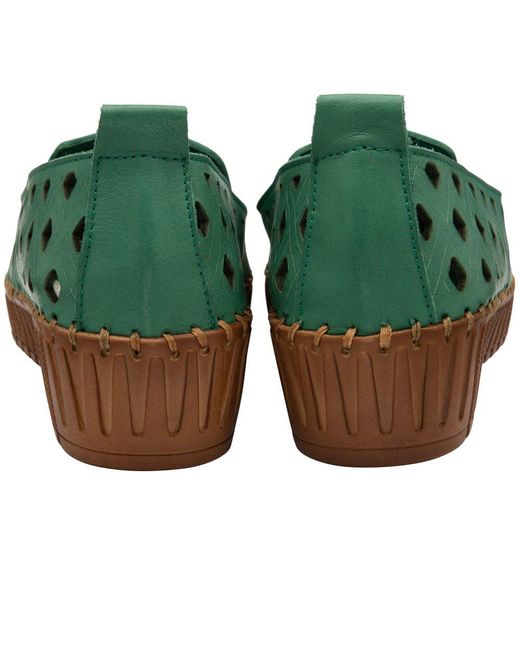 Lotus Green Karson Slip On Shoes