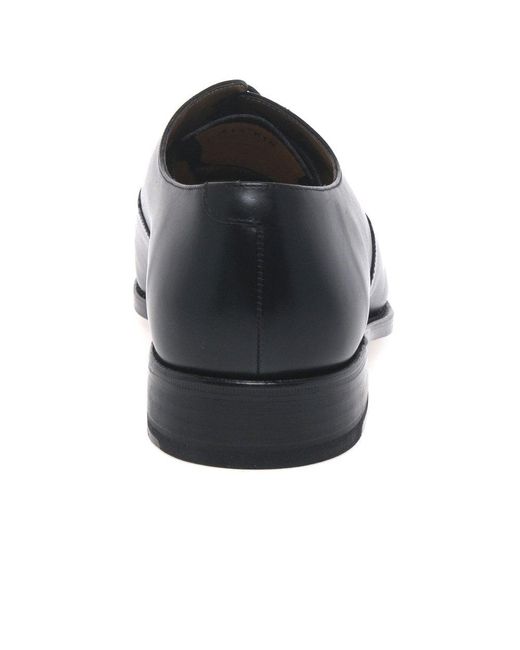 Barker Black Luton Formal Lace Up Oxford Shoes for men