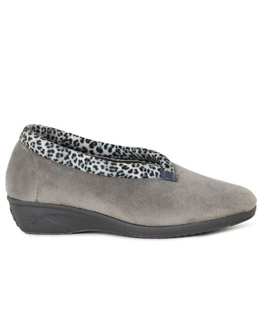 Lunar Gray Paloma Full Slippers