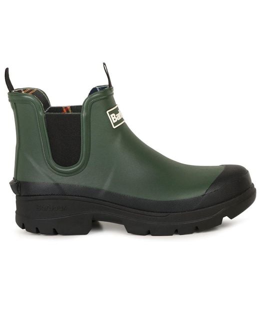 Barbour Green Nimbus Ankle Wellingtons