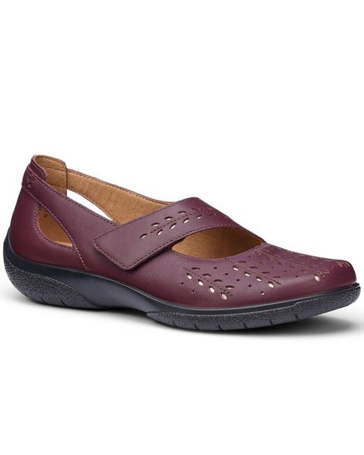 Hotter Purple Daphne Mary Jane Shoes