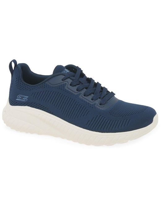 Skechers Bobs Sport Face Off Trainers in Navy (Blue) | Lyst UK