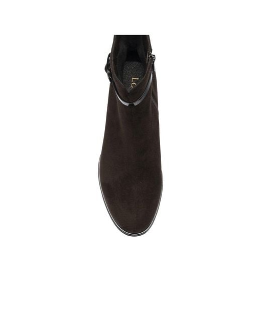 Lotus Black Unez Ankle Boots