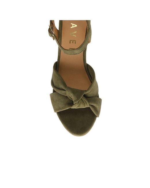 Ravel Metallic Balne Heeled Sandals