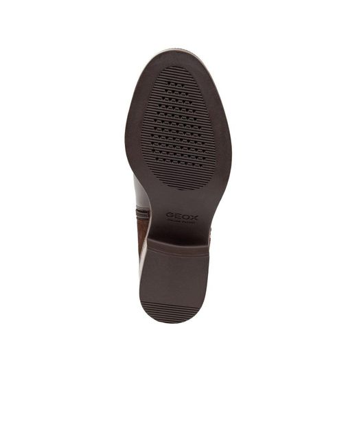 Geox Brown D Camexia Ankle Boots