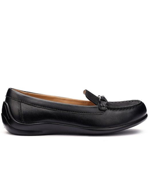 Hotter Blue Dover Wide Fit Loafers