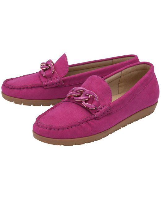 Lotus Purple Coma Loafers