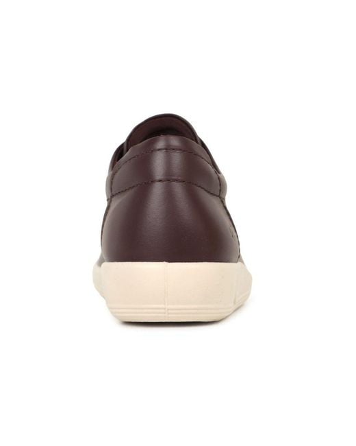 Ecco Brown Soft 2 Lace Trainers