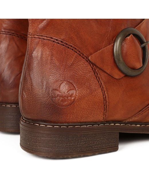 Rieker Brown Danby Ankle Boots