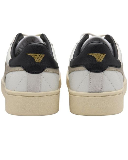 Gola White Contact Leather Trainers for men