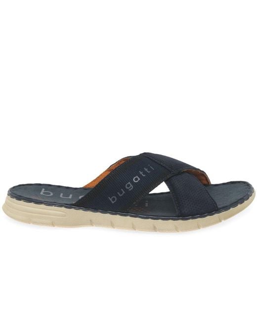 Bugatti Blue Dario Sandals for men