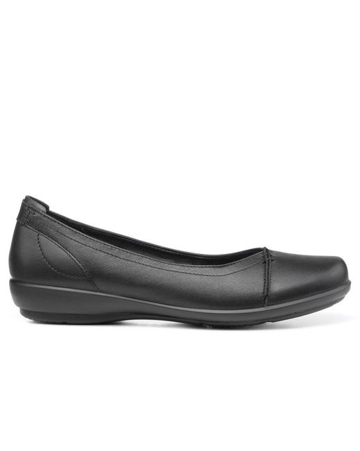Hotter Black Robyn Ii Wide Fit Pumps