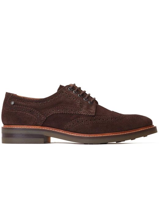 Base London Brown Hatfield Brogues for men