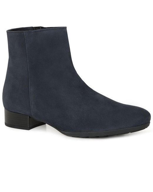 Gabor Blue Buzz Ankle Boots