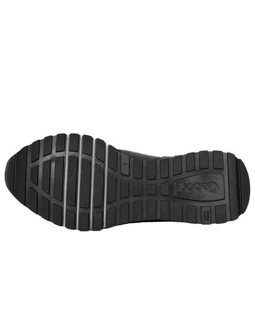 Gabor Black Hollywell Trainers