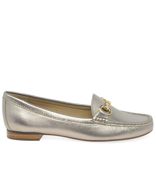 Charles Clinkard Gray Sunny Moccasins