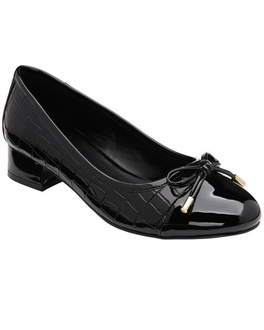 Lotus Black Rush Ballet Pumps