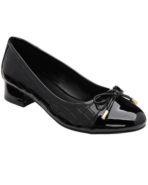 Lotus Black Rush Ballet Pumps