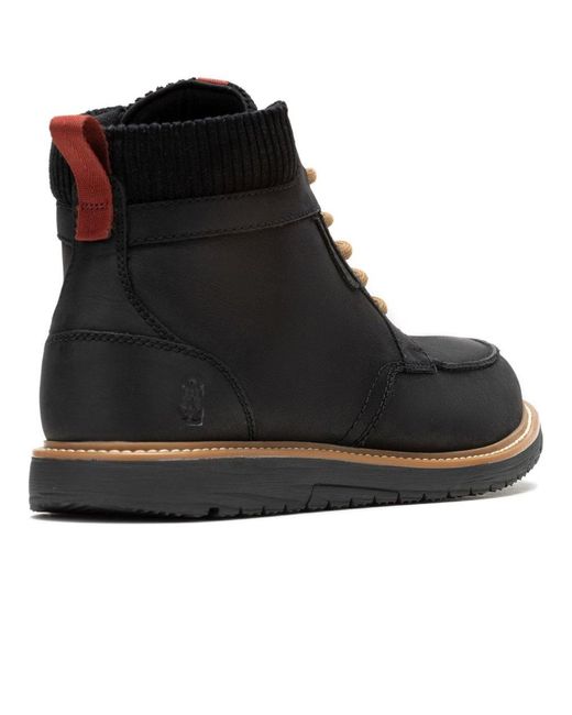 Hush Puppies Black Jenson Boots for men