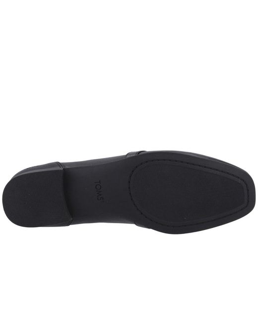 TOMS Black Lynette Loafers