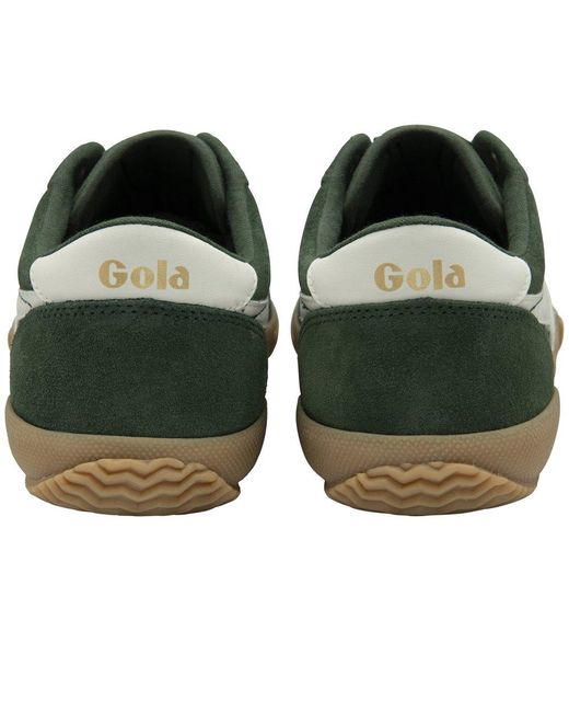 Gola Green Badminton Suede Trainers for men