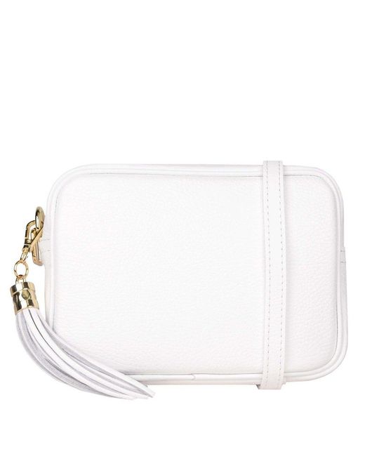 Elie Beaumont White Crossbody 2 Customisable Handbag