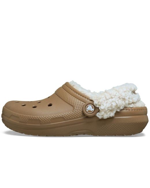 CROCSTM Brown Classic Fleece Lined Clog for men