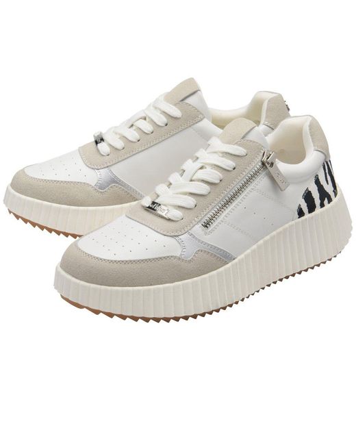 Lotus White Paige Trainers